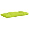 vidaXL Coussins de palette lot de 2 vert vif tissu