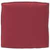 vidaXL Coussin Feuille Motif feuille 80 x 80 x 52 cm Tissu Oxford