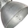 vidaXL Lampe murale industrielle Argent&eacute; 45x25 cm E27