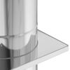 vidaXL Extension de Conduit Argent&eacute; 35 x 35 x 65 cm Acier inoxydable