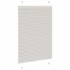 vidaXL Store pliss&eacute; gris clair 90x100 cm largeur du tissu 89,4 cm