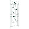 vidaXL Cl&ocirc;ture de jardin 3 pcs Vert 112 x 40 cm Acier