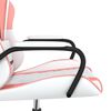 vidaXL Chaise de jeu Blanc et rose Similicuir