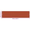 vidaXL &Eacute;cran de balcon Orange 120x500 cm PEHD