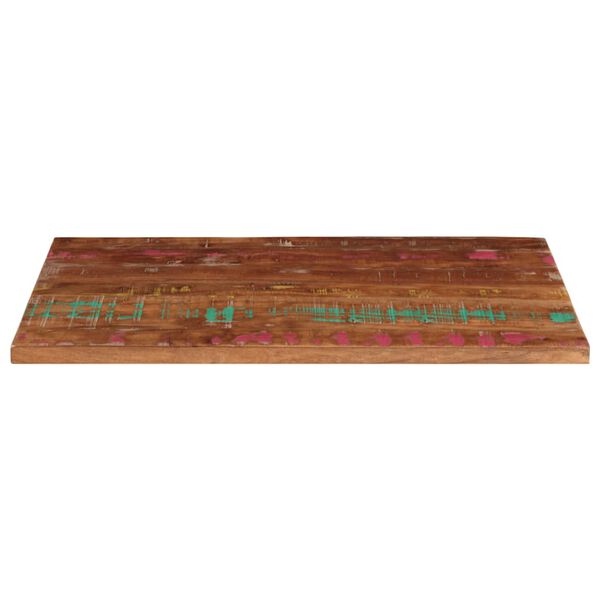 vidaXL Dessus de table 110x70x2,5cm rectangulaire bois massif r&eacute;cup&eacute;r&eacute;