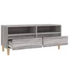 vidaXL Meuble TV sonoma gris 100x34,5x44,5 cm bois d'ing&eacute;nierie