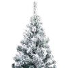 vidaXL Sapin de No&euml;l avec 300 LED avec support Vert 300 cm PVC