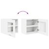 vidaXL Armoire suspendue Blanc 40 x 31 x 40 cm Bois d'ing&eacute;nierie