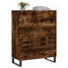 vidaXL Buffet ch&ecirc;ne fum&eacute; 69,5x34x90 cm bois d'ing&eacute;nierie