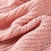 Gilet pull-over tricot&eacute; pour enfants rose clair 128