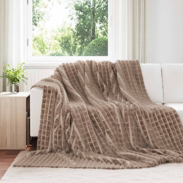 vidaXL Jet&eacute; Camel 270 x 240 cm Toison