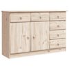 vidaXL Buffet ALTA 112x35x73 cm bois massif de pin