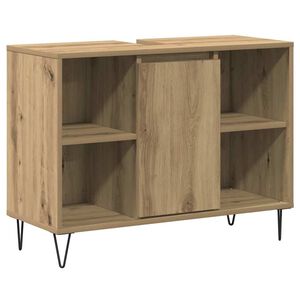 vidaXL Cabinet de salle de bain Ch&ecirc;ne artisanal 80 x 33 x 60 cm