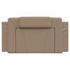 vidaXL Coussin de t&ecirc;te de lit Viana cappuccino 100 cm similicuir
