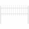 vidaXL Cl&ocirc;ture de jardin WOERDEN 1,7 x 0,6 m Acier rev&ecirc;tu de poudre