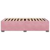 vidaXL Cadre de lit sans matelas rose 80x200 cm velours