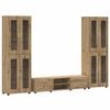 vidaXL Ensemble meuble TV FLORIN 3 pcs Ch&ecirc;ne artisanal
