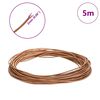 vidaXL Corde en Cuir Marron &Oslash;2 mm x 5 m Cuir