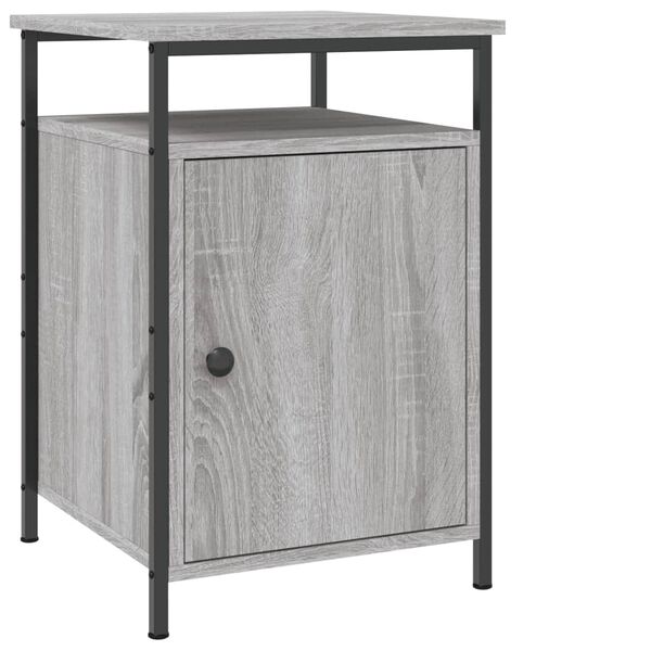 vidaXL Table de chevet sonoma gris 40x42x60 cm bois d'ing&eacute;nierie
