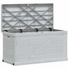 vidaXL Bo&icirc;te de rangement de jardin 420 L Gris clair
