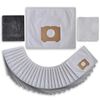 vidaXL Lot de 25 sacs d'aspirateur avec filtres pour AEG, Progress, Tornado