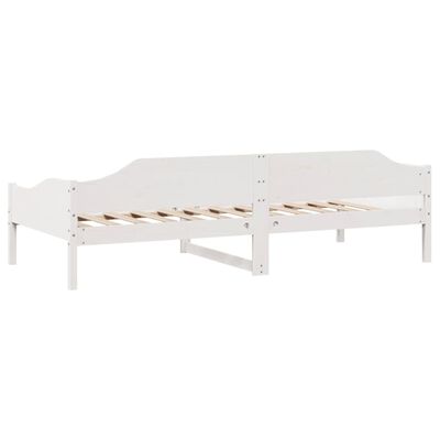 vidaXL Cadre de lit sans matelas blanc 90x200 cm bois de pin massif