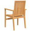 vidaXL Ensemble &agrave; manger de jardin 5pcs Bois de teck massif