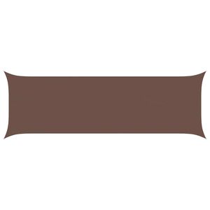 vidaXL Voile d'ombre Marron 6 x 2 m 100 % polyester Oxford