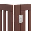 vidaXL Barri&egrave;re pour chien porte pliable 10 panneaux bois de peuplier