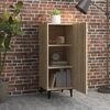 vidaXL Buffet Ch&ecirc;ne sonoma 34,5x34x90 cm Bois d'ing&eacute;nierie