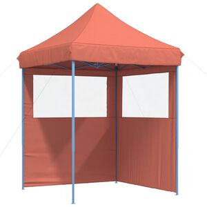 vidaXL Tente de r&eacute;ception pliable escamotable avec 2 parois lat&eacute;rales