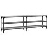 vidaXL Meuble TV sonoma gris 160x30x50 cm bois d'ing&eacute;nierie