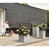 LECHUZA Jardini&egrave;re CANTO Stone 30 High ALL-IN-ONE Gris pierre