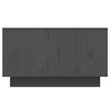 vidaXL Table basse Gris 55x56x32 cm Bois massif de pin