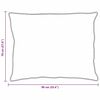 vidaXL Oreiller avec oreiller 2 pcs Blanc 70 x 90 cm Coton