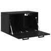 vidaXL Armoire Murale Ch&ecirc;ne noir 60 x 36,5 x 35 cm Bois d'ing&eacute;nierie