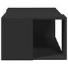 vidaXL Table basse noir 89,5x48x30 cm bois d'ing&eacute;nierie