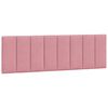 vidaXL Cadre de lit sans matelas Hanko rose 160x200 cm velours