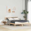 vidaXL Cadre de lit avec t&ecirc;te de lit Marron 150 x 200 cm Pin massif