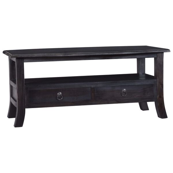 vidaXL Table basse Caf&eacute; noir clair 90x50x40 cm Bois massif d'acajou
