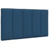 vidaXL Cadre de lit sans matelas Hanko bleu 90x200 cm tissu