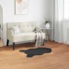 vidaXL Tapis en Fourrure Synth&eacute;tique de Lapin Olite Noir 50 x 80 cm