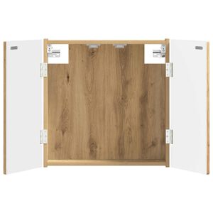 vidaXL Cabinet pour cible ARNHEM Ch&ecirc;ne artisanal 52,5 x 10,5 x 53,5 cm
