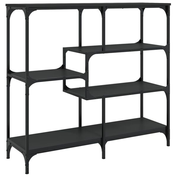 vidaXL Table console noir 103x32x95 cm bois d'ing&eacute;nierie