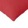 vidaXL Coussins de canapé 2 pcs Rouge 145 x 40 cm tissu