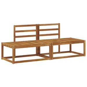 vidaXL Canap&eacute; d'ext&eacute;rieur en bout 2 Pi&egrave;ce Naturel 182,5 x 63 x 73 cm