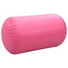 vidaXL Rouleau gonflable de gymnastique avec pompe 100x60 cm PVC Rose