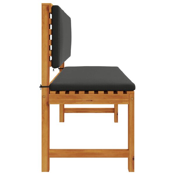 vidaXL Banc de jardin Marron 100 x 50 x 91cm Bois d'acacia massif