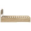 vidaXL Cadre de lit Ch&ecirc;ne Sonoma 70 x 190 cm Bois d'ing&eacute;nierie