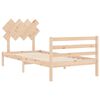 vidaXL Cadre de lit sans matelas 100x200 cm bois massif